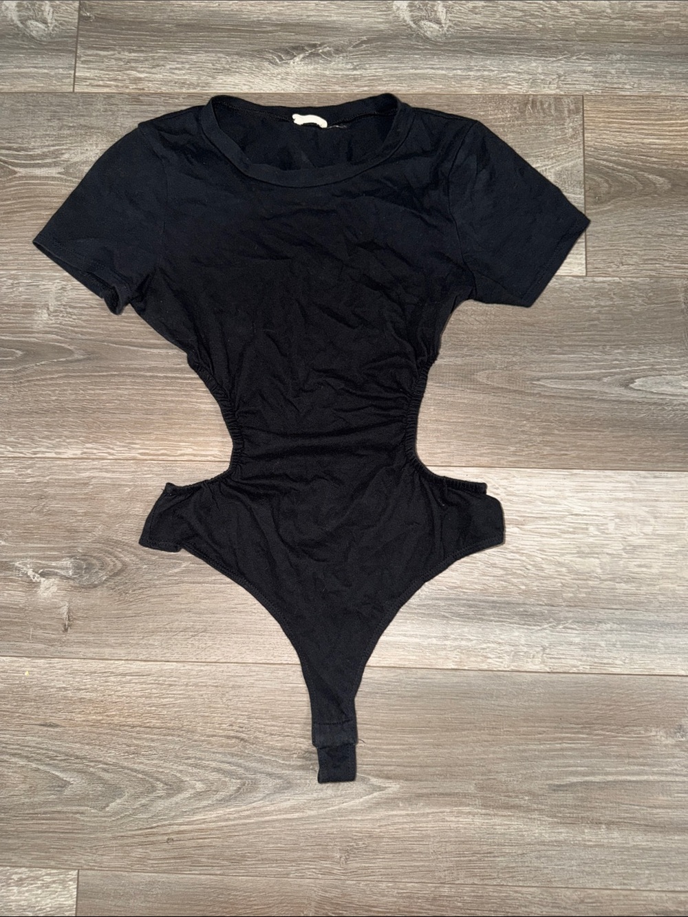 Le Lis Black Cutout Bodysuit